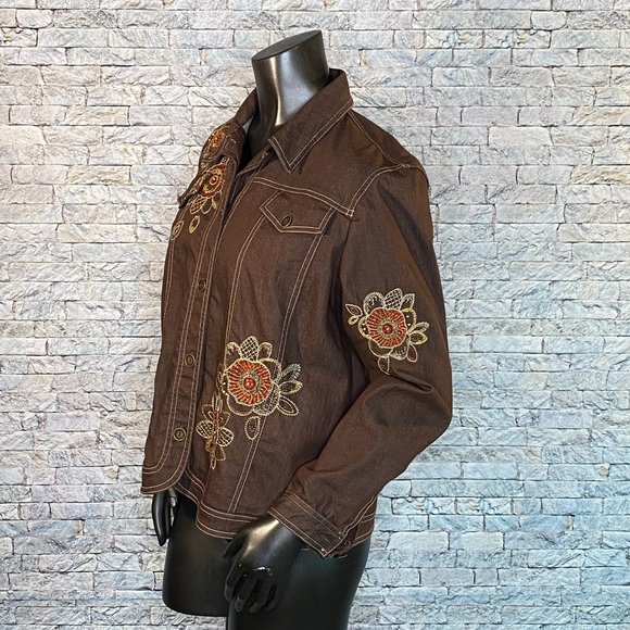 Alfred Dunner Denim Jacket - Picture 2 of 7